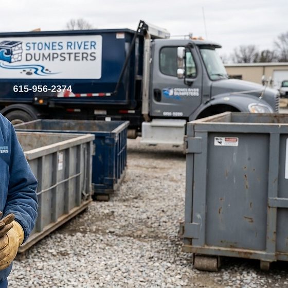 Stones River Dumpsters roll-off containers at the Park Avenue yard