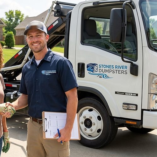 Stones River Dumpsters delivers on your schedule